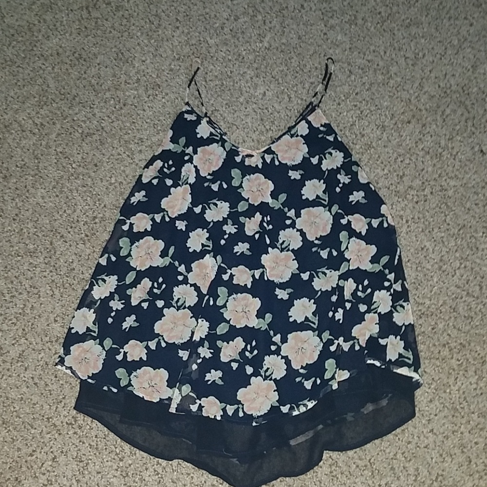 Floral tank top